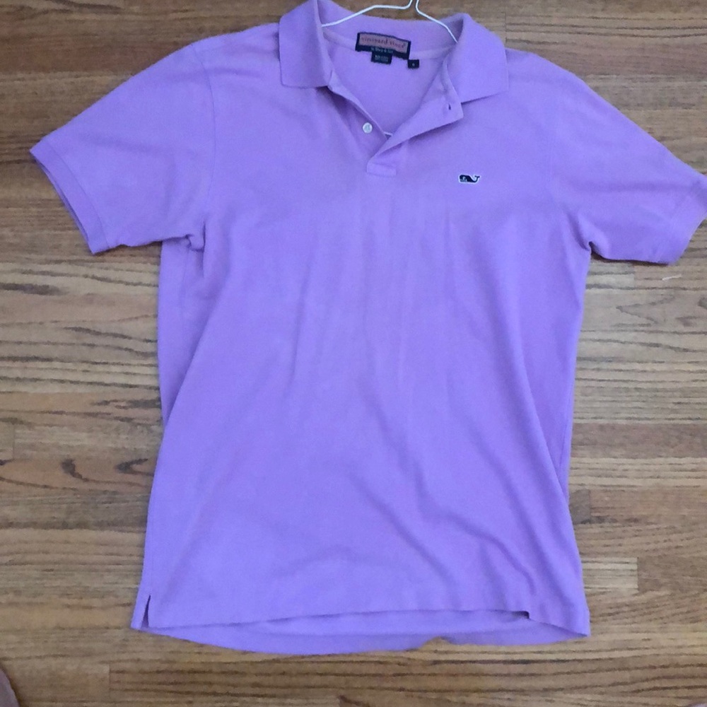 Men’s small Vineyard Vines purple polo shirt